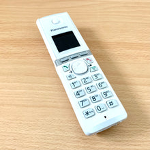 Load image into Gallery viewer, PANASONIC KX-TGA805E CORDLESS PHONE WHITE- REPLACEMENT SPARE ADDITIONAL HANDSET
